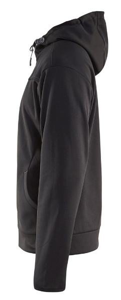 Afbeeldingen van Blåkläder Hoodie met rits 3363 Zwart/grijs 2XL