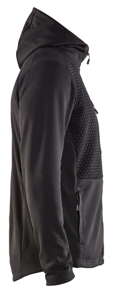 Afbeeldingen van Blåkläder Hoodie met hele rits 3540 Zwart L