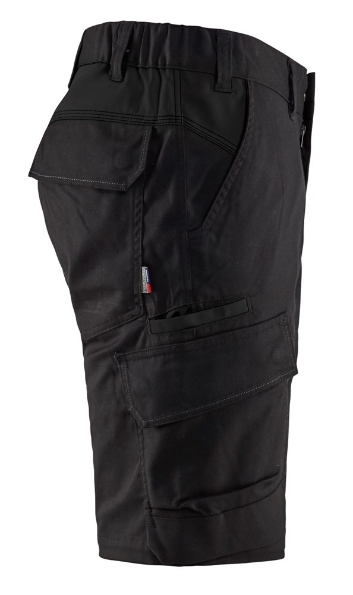 Afbeeldingen van Blåkläder Industrie short met stretch 1446 Zwart C46