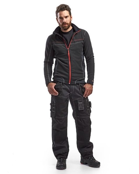 Afbeeldingen van Blåkläder Microfleecevest 4997 zwart 3XL