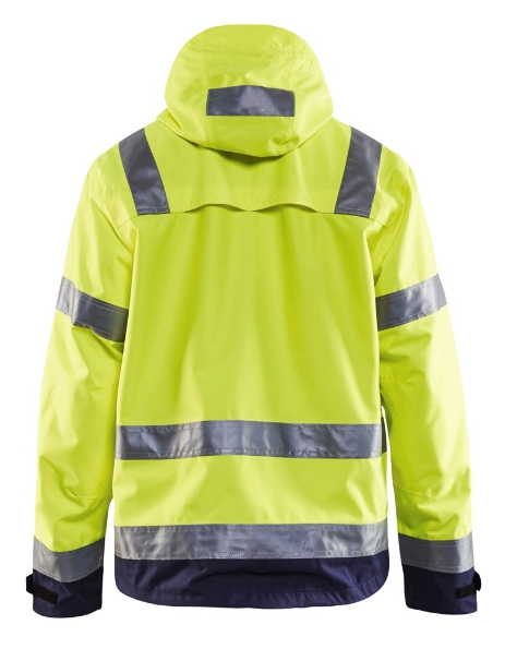 Afbeeldingen van Blåkläder Jack. Ongevoerd High Vis 4837 geel/blauw XL