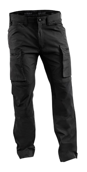 Afbeeldingen van Blåkläder Service werkbroek met stretch 1459 zwart c48