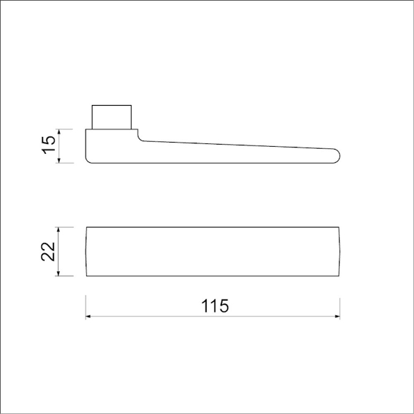 Afbeeldingen van AMI Rolluikdeurkruk 353 deurdikte 38-42mm F1