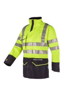 Afbeeldingen van Sioen 7227 Jas Arc Nash fluor geel/marine L