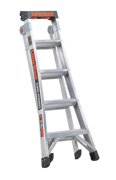 Afbeeldingen van Altrex trap King Kombo 3in1 5+3.  Stahoogte 1.50 mtr, Werkhoogte max 3.50 mtr