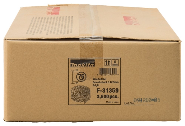 Afbeeldingen van Makita Draadnagel 3,4x75mm F-31359