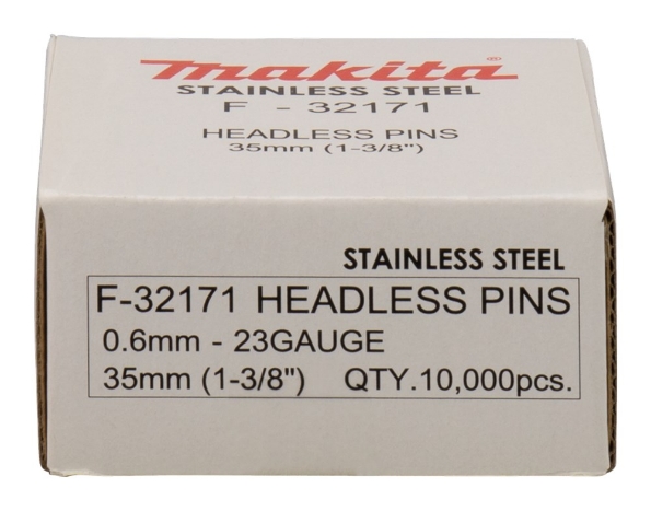Afbeeldingen van Makita Pin vk 35mm rvs F-32171