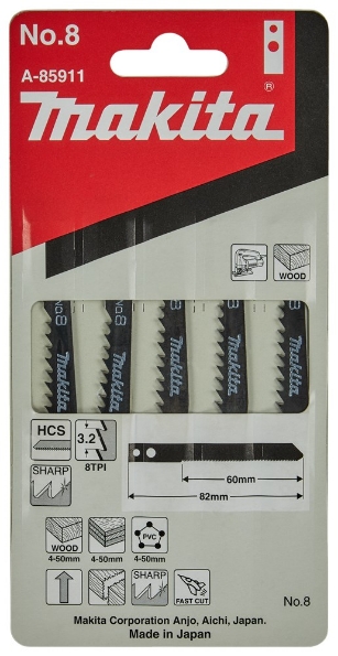 Afbeeldingen van Makita Decoupeerzaagblad no8 A-85911