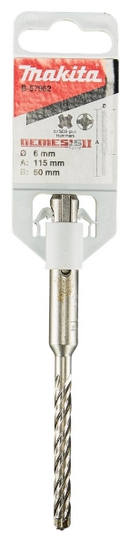Afbeeldingen van Makita P4S: sds-plus boor 6x115mm B-57962