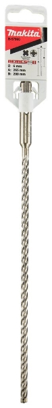 Afbeeldingen van Makita P4S: sds-plus boor 6x265mm B-57990