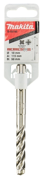 Afbeeldingen van Makita P4S: sds-plus boor 10x115mm B-58198