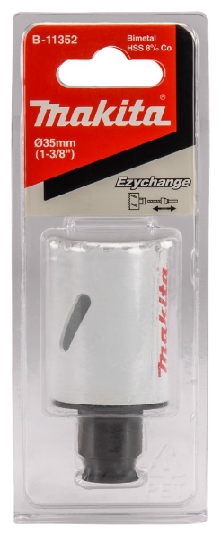 Afbeeldingen van Makita Gatzaag 35mm bi-metaal blauw B-11352