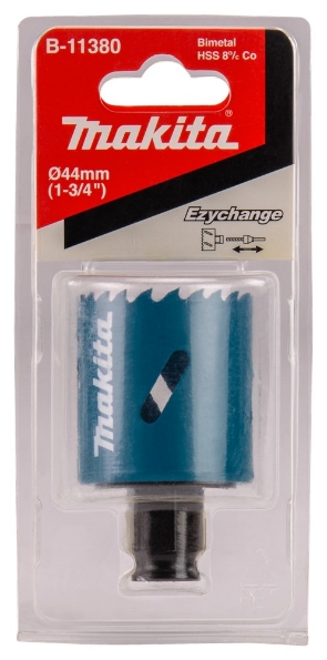 Afbeeldingen van Makita Gatzaag 44mm bi-metaal blauw B-11380