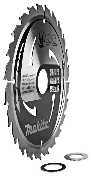 Afbeeldingen van Makita Zaagb mforce 185x30x2,0 24t15g B-08040