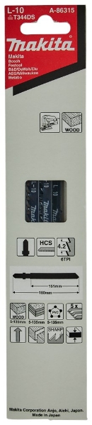 Afbeeldingen van Makita Decoupeerzgb hout 151mm t744d A-86315