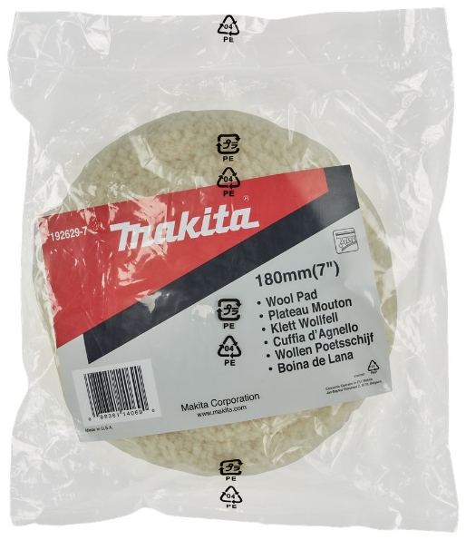 Afbeeldingen van Makita Uitpoetsschijf 192629-7 wol 180mm