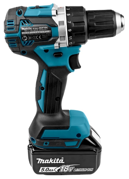 Afbeeldingen van Makita 18 v boor-/schroefmachine DDF484RTJ