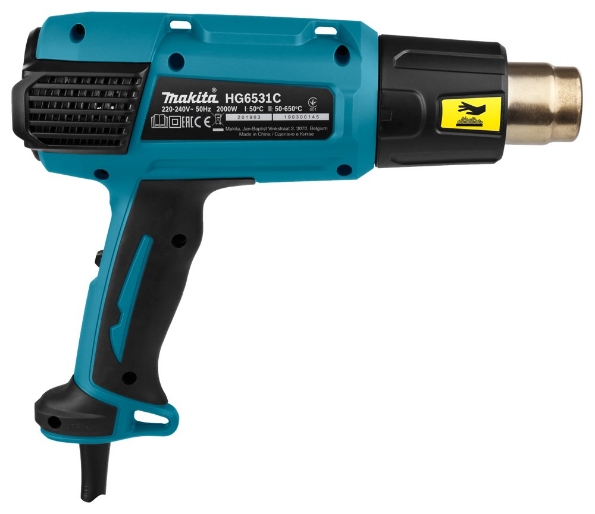 Afbeeldingen van Makita 230 v heteluchtpistool HG6531CK