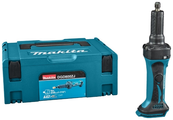 Afbeeldingen van Makita 18 v rechte slijper DGD800ZJ