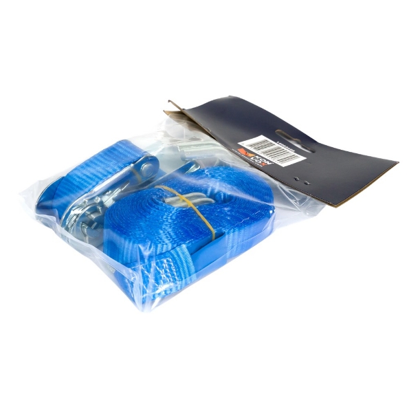 Afbeeldingen van LOADLOK Spanband ratelgesp en haken 2 delig 25mm x 5 meter