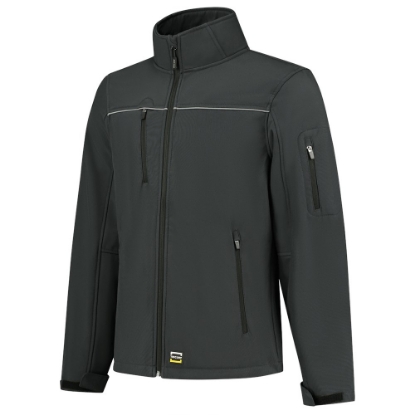 Afbeeldingen van TRICORP WORKWEAR Softshell Luxe 402006 donkergrijs XS