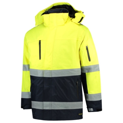 Afbeeldingen van TRICORP SAFETY Parka ISO20471 Bicolor 403004 fluor geel/navy M