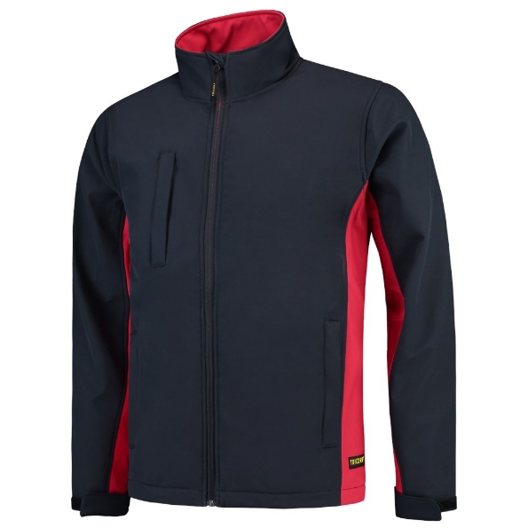 Afbeeldingen van TRICORP WORKWEAR Softshell Bicolor 402002 navy/rood 4XL