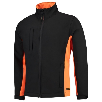 Afbeeldingen van TRICORP WORKWEAR Softshell Bicolor 402002 zwart/oranje XS