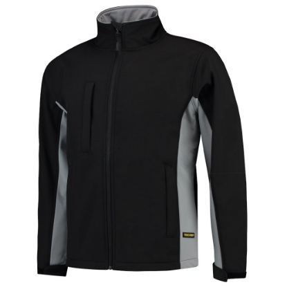 Afbeeldingen van TRICORP WORKWEAR Softshell Bicolor 402002 zwart/grijs XS