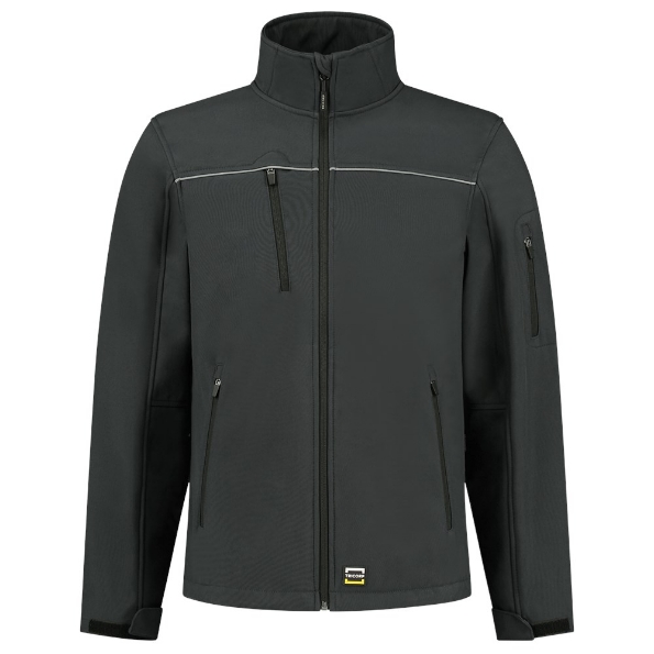 Afbeeldingen van TRICORP WORKWEAR Softshell Luxe 402006 donkergrijs S