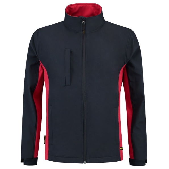 Afbeeldingen van TRICORP WORKWEAR Softshell Bicolor 402002 navy/rood 4XL
