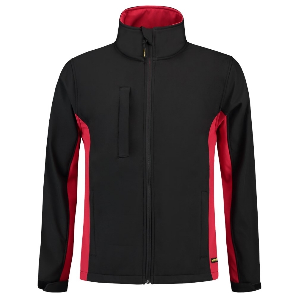 Afbeeldingen van TRICORP WORKWEAR Softshell Bicolor 402002 zwart/rood M