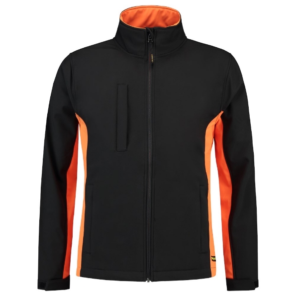 Afbeeldingen van TRICORP WORKWEAR Softshell Bicolor 402002 zwart/oranje S
