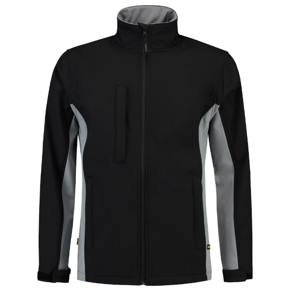 Afbeeldingen van TRICORP WORKWEAR Softshell Bicolor 402002 zwart/grijs L
