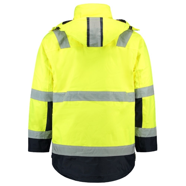 Afbeeldingen van TRICORP SAFETY Parka ISO20471 Bicolor 403004 fluor geel/navy XL
