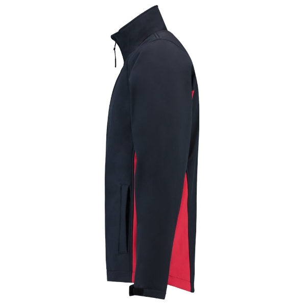 Afbeeldingen van TRICORP WORKWEAR Softshell Bicolor 402002 navy/rood 4XL