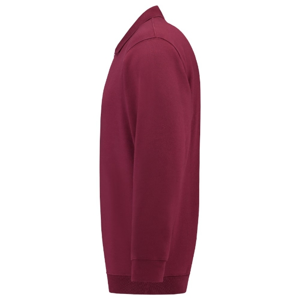 Afbeeldingen van TRICORP CASUAL Polosweater Boord 301005 wijnrood L