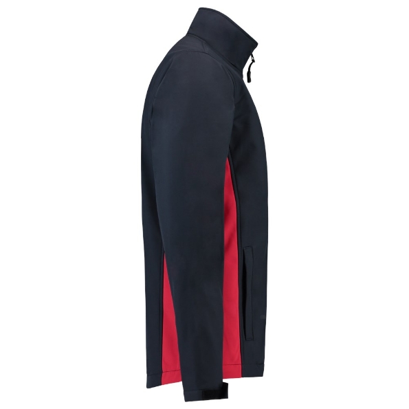 Afbeeldingen van TRICORP WORKWEAR Softshell Bicolor 402002 navy/rood 4XL