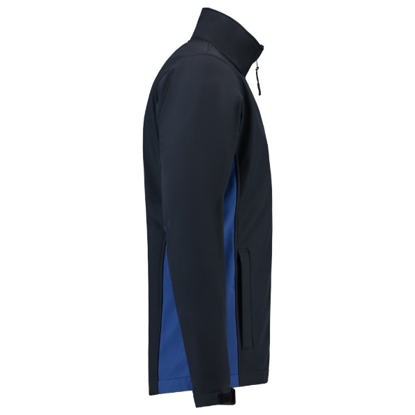 Afbeeldingen van TRICORP WORKWEAR Softshell Bicolor 402002 Navy/Korenblauw XXS