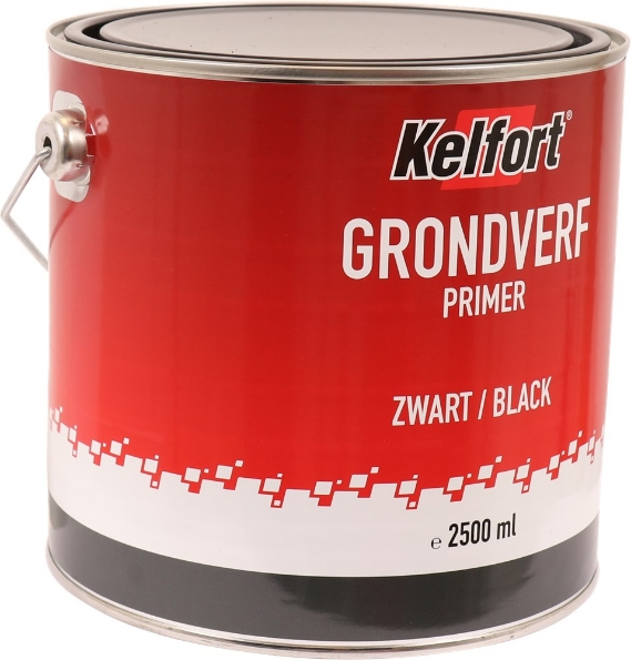 Afbeeldingen van Kelfort grondverf zwart 2500ml