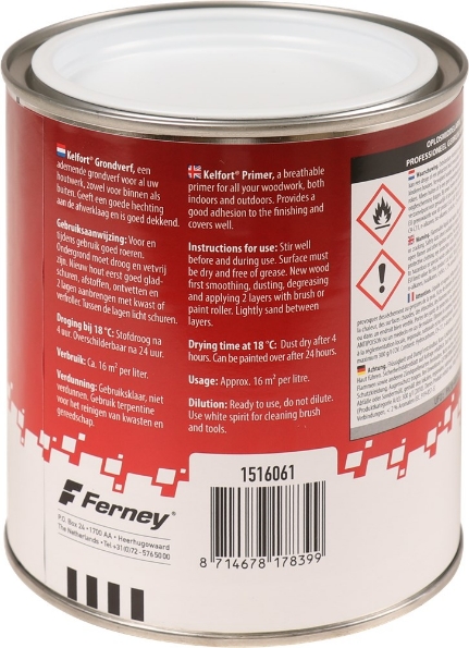 Afbeeldingen van Kelfort grondverf wit 750ml