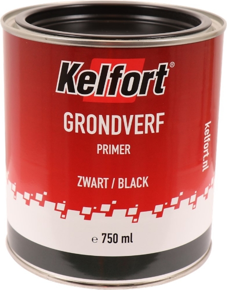 Afbeeldingen van Kelfort grondverf zwart 750ml