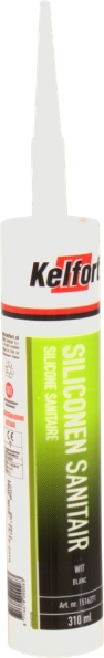 Afbeeldingen van Kelfort Siliconenkit SANITAIR wit 310ml