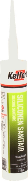 Afbeeldingen van Kelfort Siliconenkit SANITAIR transparant 310ml