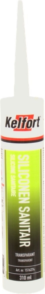 Afbeeldingen van Kelfort Siliconenkit SANITAIR transparant 310ml