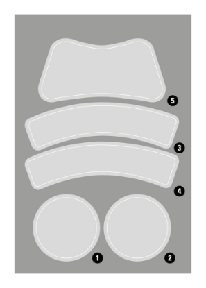 Afbeeldingen van Kask Transparant Plasma stickers