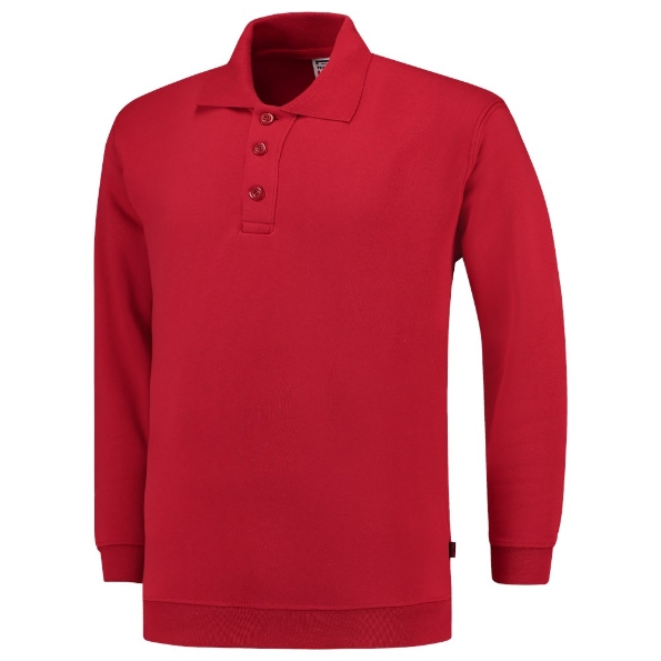 Afbeeldingen van TRICORP CASUAL Polosweater Boord 301005 Rood XS