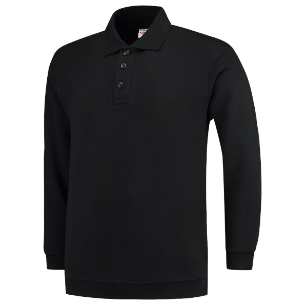Afbeeldingen van TRICORP CASUAL Polosweater Boord 301005 zwart XL