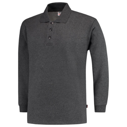 Afbeeldingen van TRICORP CASUAL Polosweater 301004 antraciet 3XL