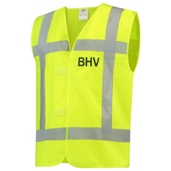Afbeeldingen van TRICORP SAFETY Veiligheidsvest RWS BHV 453016 fluor geel M-L